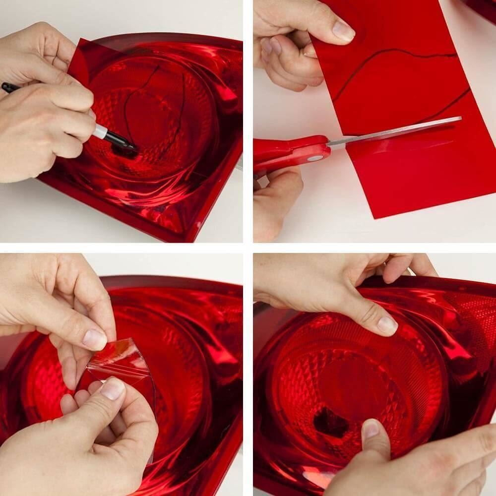 praktická sada pro opravu prasklých světlometů